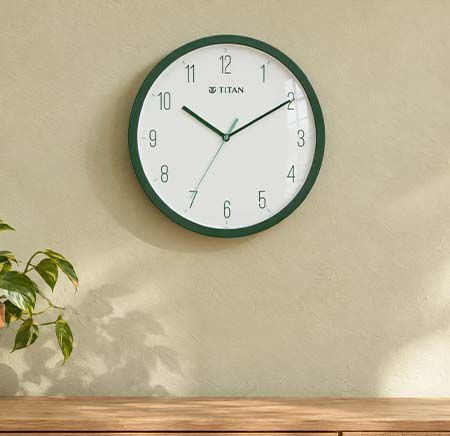 Titan Contemporary Colours Wall Clock