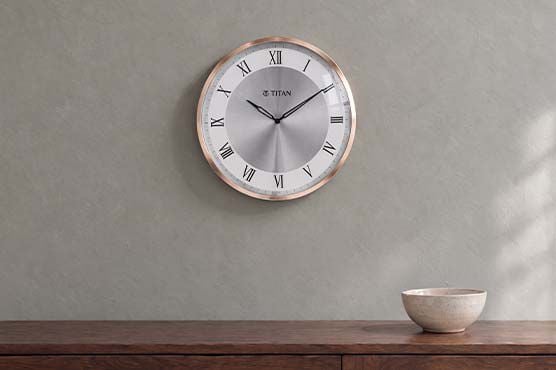 Titan Metallic Wall Clock