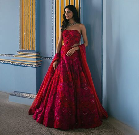 Red Radiance & Fiery Elegance