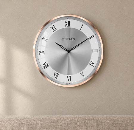 Titan Metallic Wall Clock