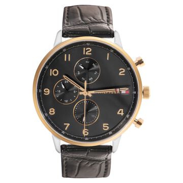 Tommy Hilfiger Multifunction Black Dial Watch for Men