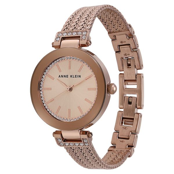Anne Klein Quartz Analog Rose Gold Dial Metal Strap Watch for Women - image number 2