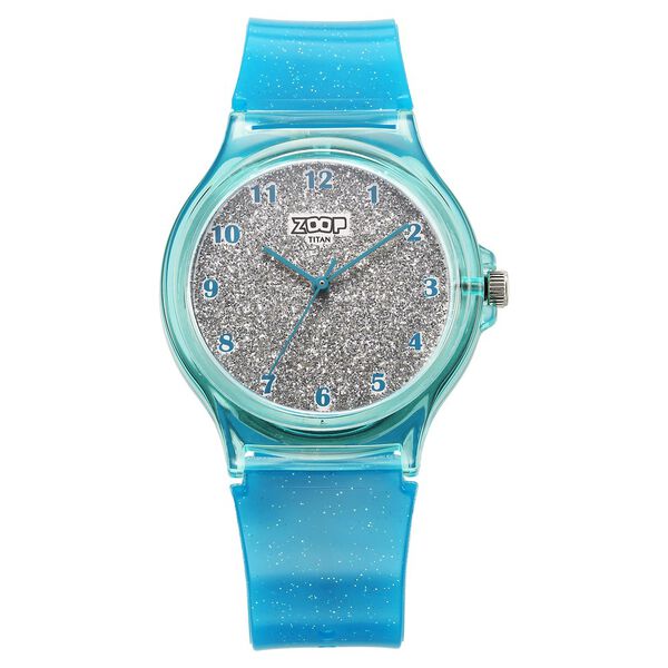 Zoop by Titan Glitter Quartz Analog Grey Dial Polyurethane Strap Watch for Kids - image number 0