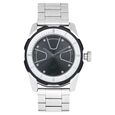 Fastrack Quartz Analog Silver Dial Stainless Steel Strap Watch for Guys