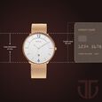 Titan - Black and Gold Collection - Quartz Analog Silver Dial Rose Gold Stainless Steel Strap watch for Men - image number 2