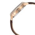Titan Automatics Blue Dial Brown Leather Strap Watch for Men - image number 2
