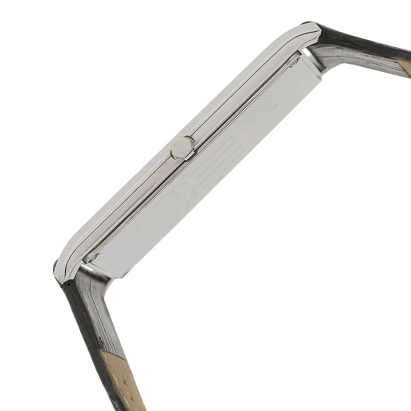 Titan Quartz Analog Grey Dial Leather Strap Watch for Men - image number 2