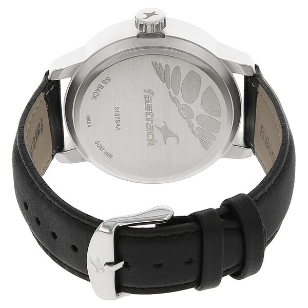 Buy Online Fastrack Quartz Analog Red Dial Leather Strap Watch for Guys ...