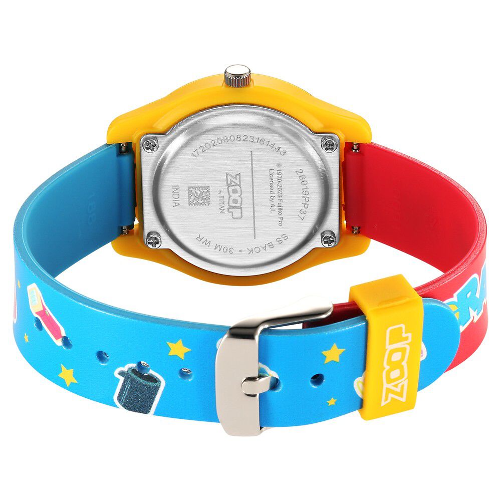 Buy Online Zoop By Titan Doraemon Quartz Analog Blue Dial