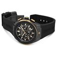 Cerruti 1881 Black Dial Silicone Strap Watch for Men - image number 3