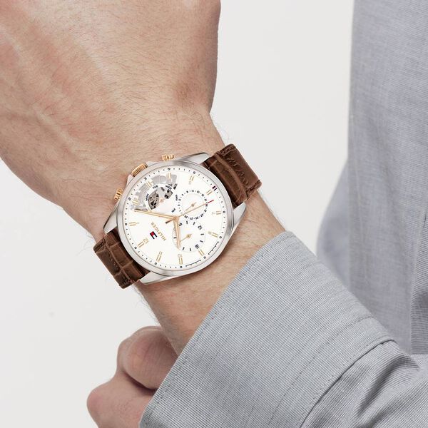 Tommy Hilfiger Quartz Multifunction Silver Dial Watch for Men - image number 3