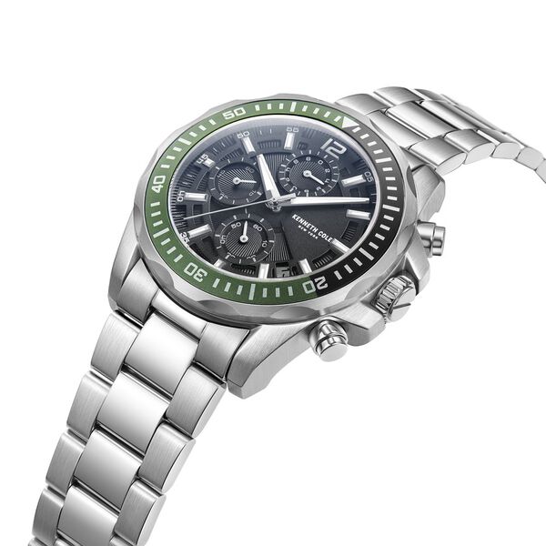 Kenneth Cole Chronograph Black Dial Watch for Men - image number 2