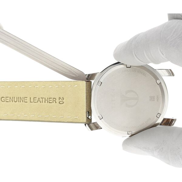 20 mm Brown Genuine Leather Strap for Men - image number 5