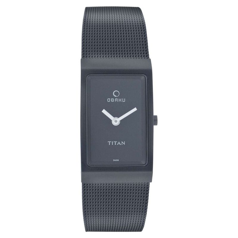 Titan Girls Watch Black Buy Online Titan Quartz Analog Black Dial