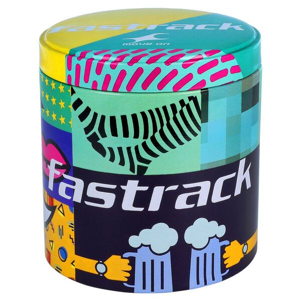 Fastrack Ruffles Quartz Analog with Date Grey Dial Leather Strap Watch for Girls - image number 6