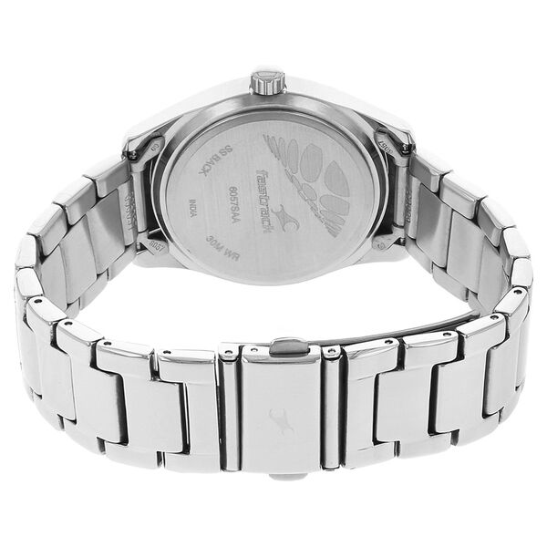 Fastrack Quartz Analog Black Dial Stainless Steel Strap Watch for Girls - image number 3
