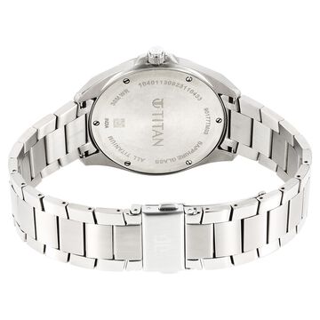 Titan Titanium Quartz Analog Black Dial Titanium Strap Watch for Men