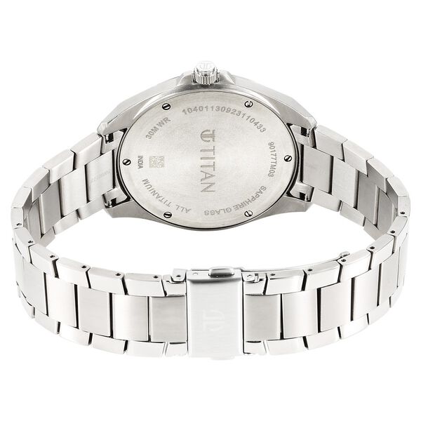 Titan Titanium Quartz Analog Black Dial Titanium Strap Watch for Men - image number 5