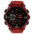 SF Xtreme Gears Quartz Digital Analog Digital Black Dial Black PU Strap Watch For Men