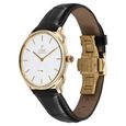 Titan 40 years Slim Mechanical White Dial 18 KT Gold Case With Leather Strap Watch For Women - image number 4