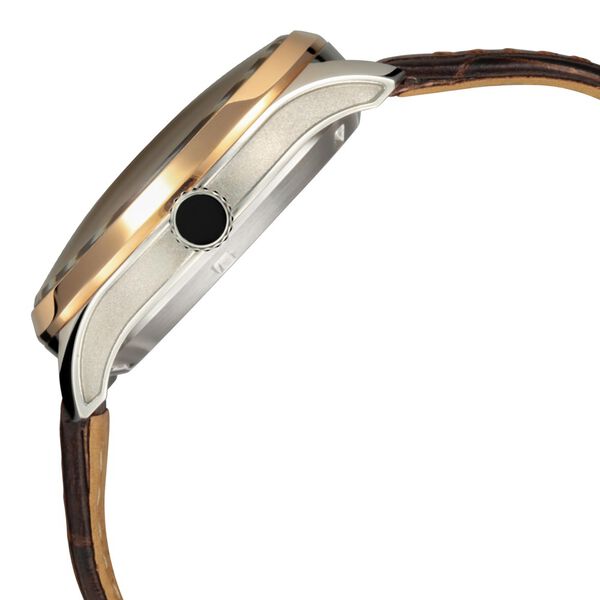 Titan Magnate Automatic Blue Dial Brown Leather Strap Watch For Men - image number 3