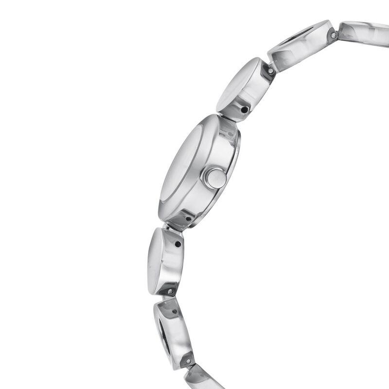 Fastrack Hitlist Quartz Analog White Dial Stainless Steel Strap Watch for Girls - image number 3
