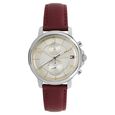Tommy Hilfiger Quartz Multifunction White Dial Leather Strap Watch for Women - image number 0