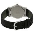Titan Analog Silver Dial Quartz Stainless Steel Black Leather Strap Watch for Men - image number 3