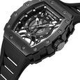 Cerruti 1881 Quartz Analog Black Dial Black Silicone Strap Watch For Men - image number 1
