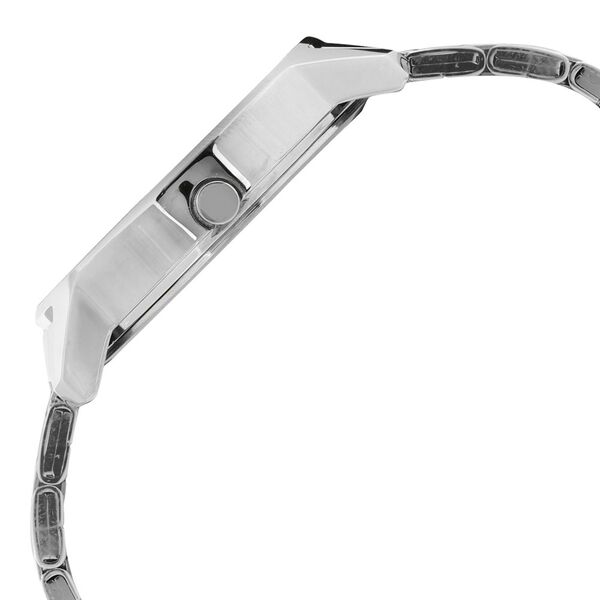 Fastrack Loopholes Quartz Analog White Dial Stainless Steel Strap Watch for Girls - image number 2