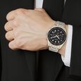 Titan Octane Black Chronograph Stainless Steel Strap watch for Men - image number 4