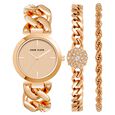 Anne Klein Quartz Analog Rose Gold Round Dial Rose Gold Metal Strap Watch For Women - image number 0