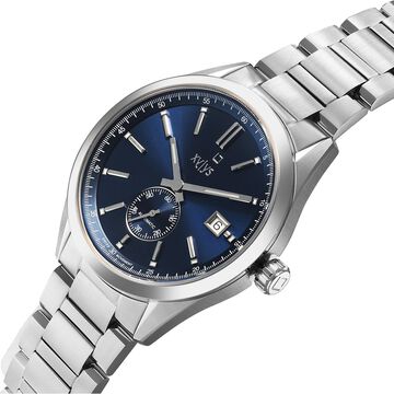 Xylys Automatic Blue Dial Silver Stainless Steel Strap Watch For Men