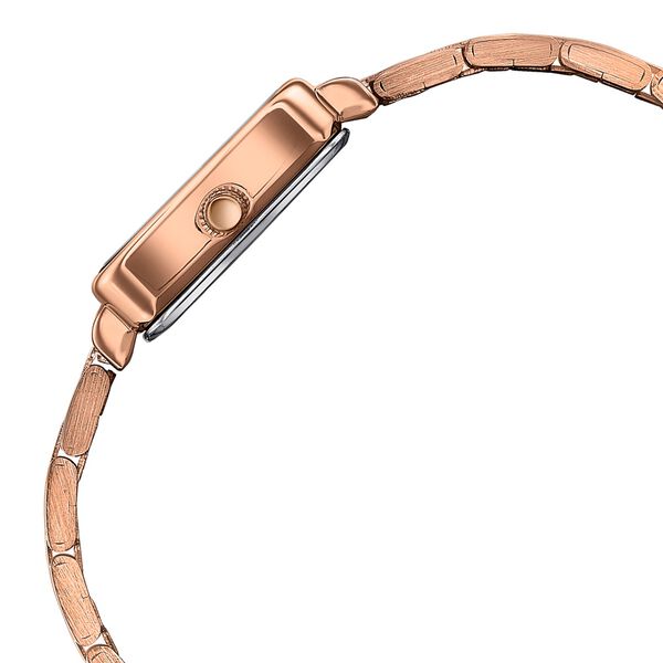 Sonata Poze Quartz Analog Mother Of Pearl Dial Brown Metal Strap Watch For Women - image number 5