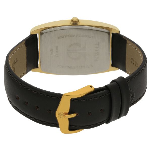 Titan White Dial Analog with DateLeather Strap watch for Men - image number 3