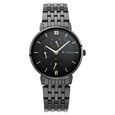 Titan Women's Regal: Roman Numeral Black Dial & Metal Strap Watch - image number 2