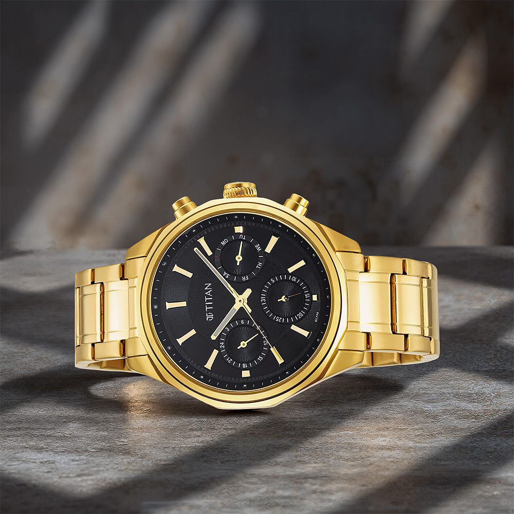 Buy Online Titan Regalia Opulent Silver Dial Quartz Multifunction