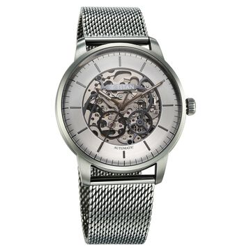 Titan Automatic Color Upgrade Silver Dial Grey Stainless Steel Strap Watch For Men