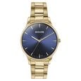 Sonata Quartz Analog Blue Dial Golden Stainless Steel Strap Watch For Men - image number 1