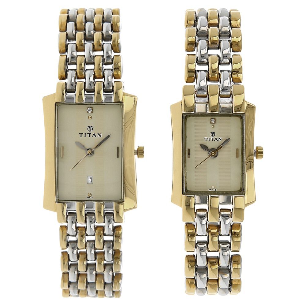 Titan watch best sale golden colour price
