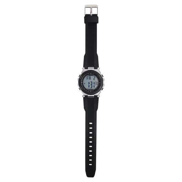 Zoop Digital Watch with Silver Case, Digital Dial & Black Strap for Boys Kids, from House of Titan - image number 5