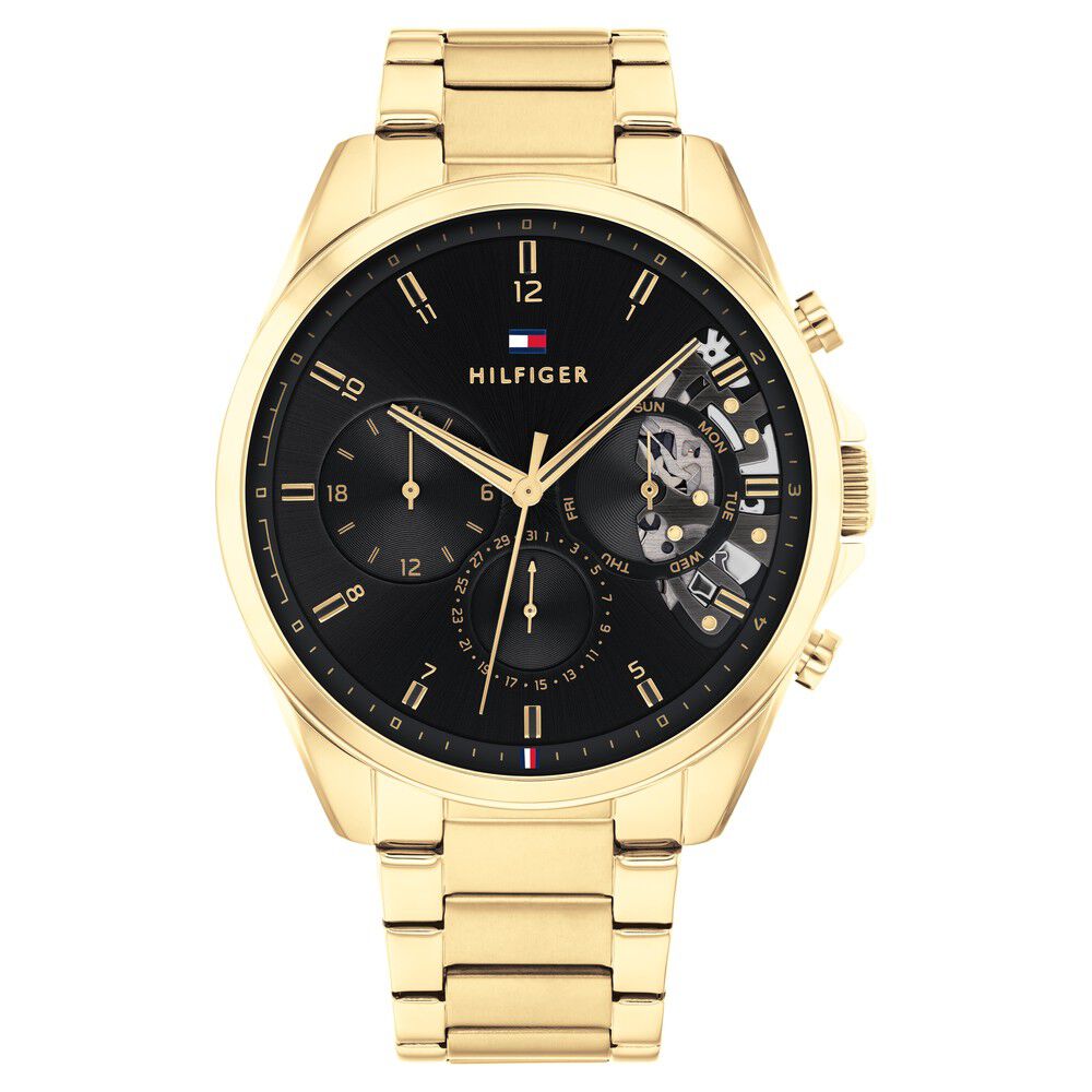 Tommy Hilfiger Quartz Multifunction Black Dial Watch for Men-picture-21