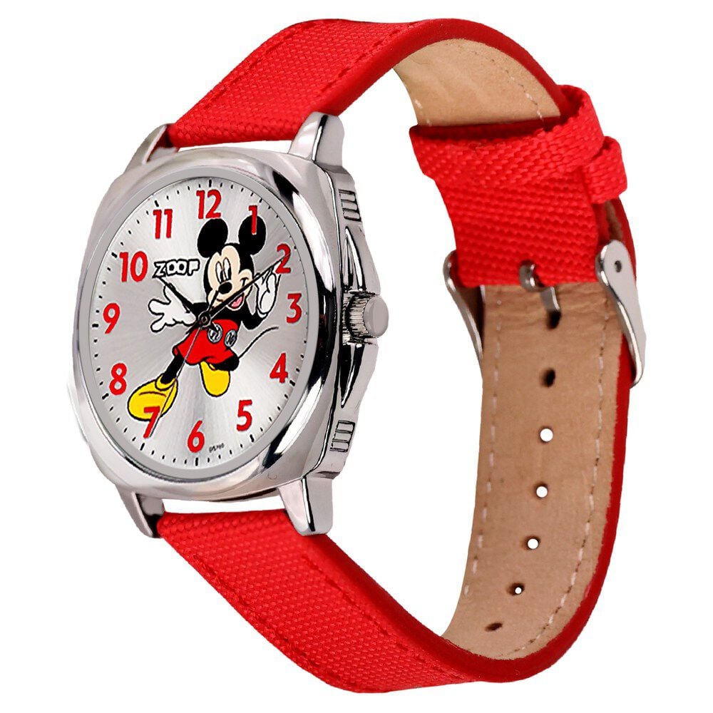 Buy Online Zoop Disney Mickey Mouse Analog Watch with Silver Dial