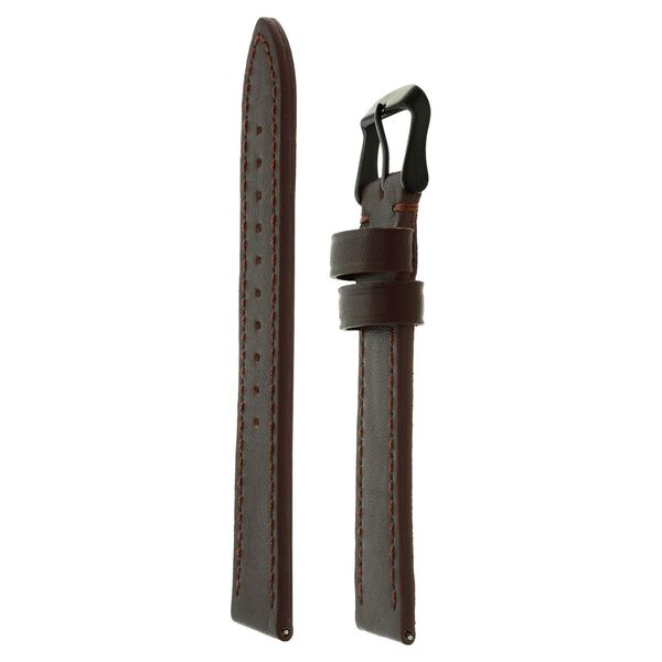 22 mm Brown Genuine Leather Strap for Men - image number 2