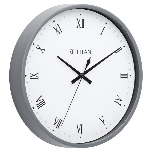Titan 29.5 cm White Wall Clock: Silent Sweep Technology for Tranquil Living - image number 2