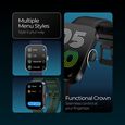 Fastrack Revoltt FS3 Smartwatch with 2.01" TFT Display,Push Button Interactions, HRM, SpO2, Sleep, Rotary Crown, IP68 - image number 4