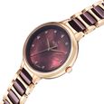 Xylys Swiss Analog Rose Gold Steel And Ceramic Strap Mother Of Pearl Dial Watch For Women - image number 2