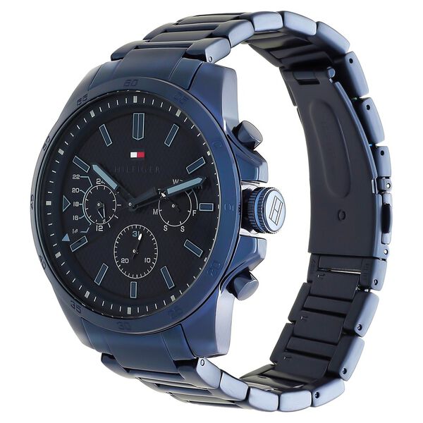 Tommy Hilfiger Quartz Analog Blue Dial Stainless Steel Strap Watch for Men - image number 2