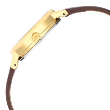 Titan Karishma Brown Dial Leather Strap Watch for Women