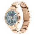 Tommy Hilfiger Quartz Multifunction Blue Dial Stainless Steel Strap Watch for Women - image number 1